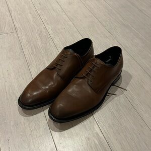 BOSS Derrick Plain Toe Derby, Medium brown, size US 9, UK 8